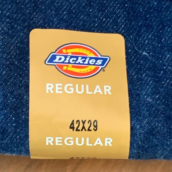 Dickies Men’s Jeans 42x29 Regular Fit Medium Wash Denim NEW Work Jeans - Picture 5 of 10